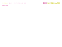 Tablet Screenshot of mcdonaghillustration.com